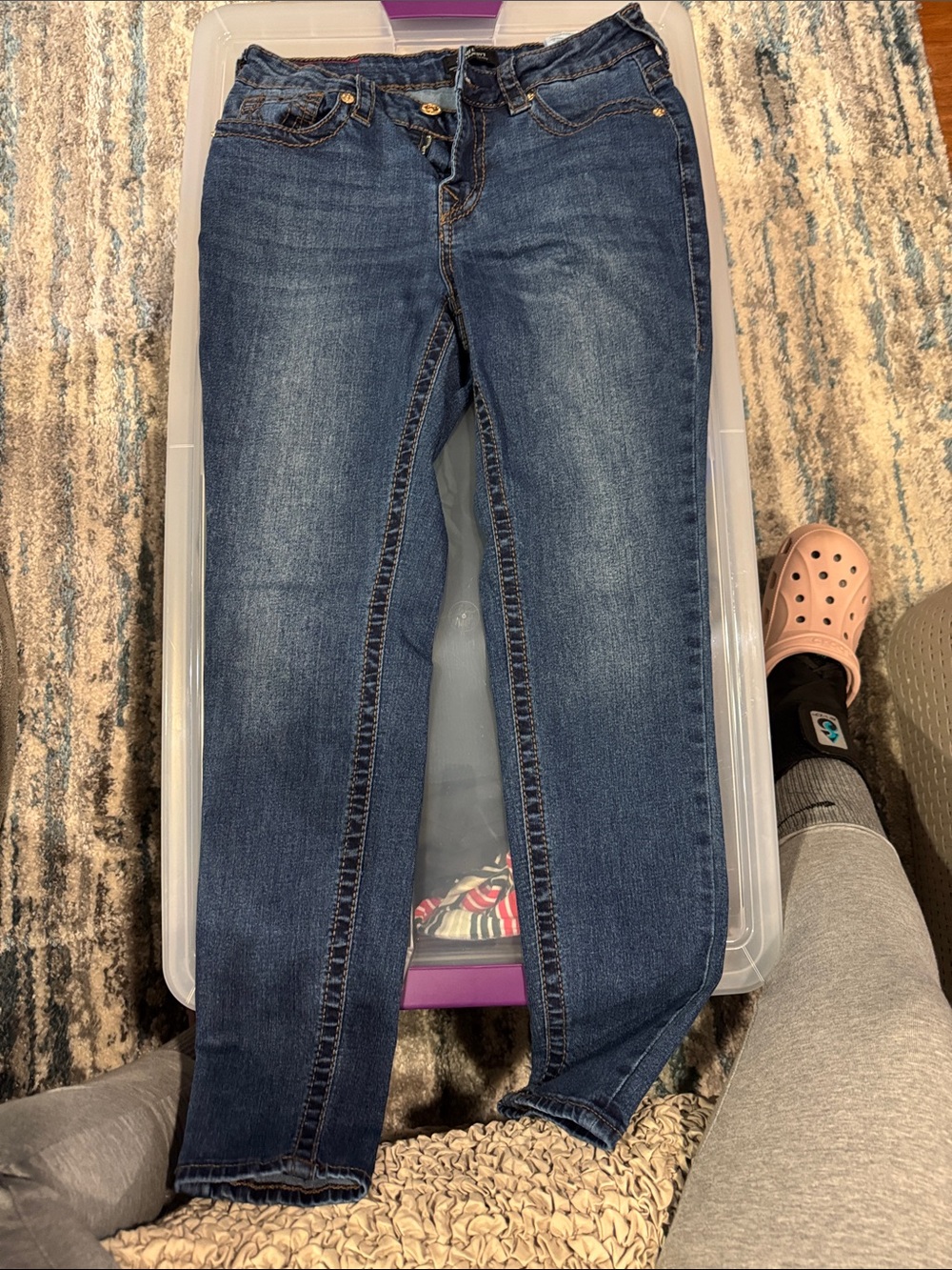 True Religion Slim Fit Indigo Blue Skinny Jeans